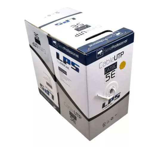 Cable Utp Cat5 305m Para Exteriores 4 Pares 100% Cobre Lps