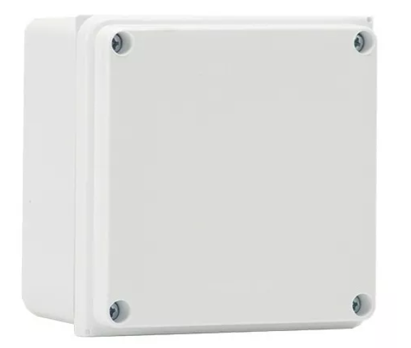 Caja De Paso Plástica 10*10 PVC Blanca